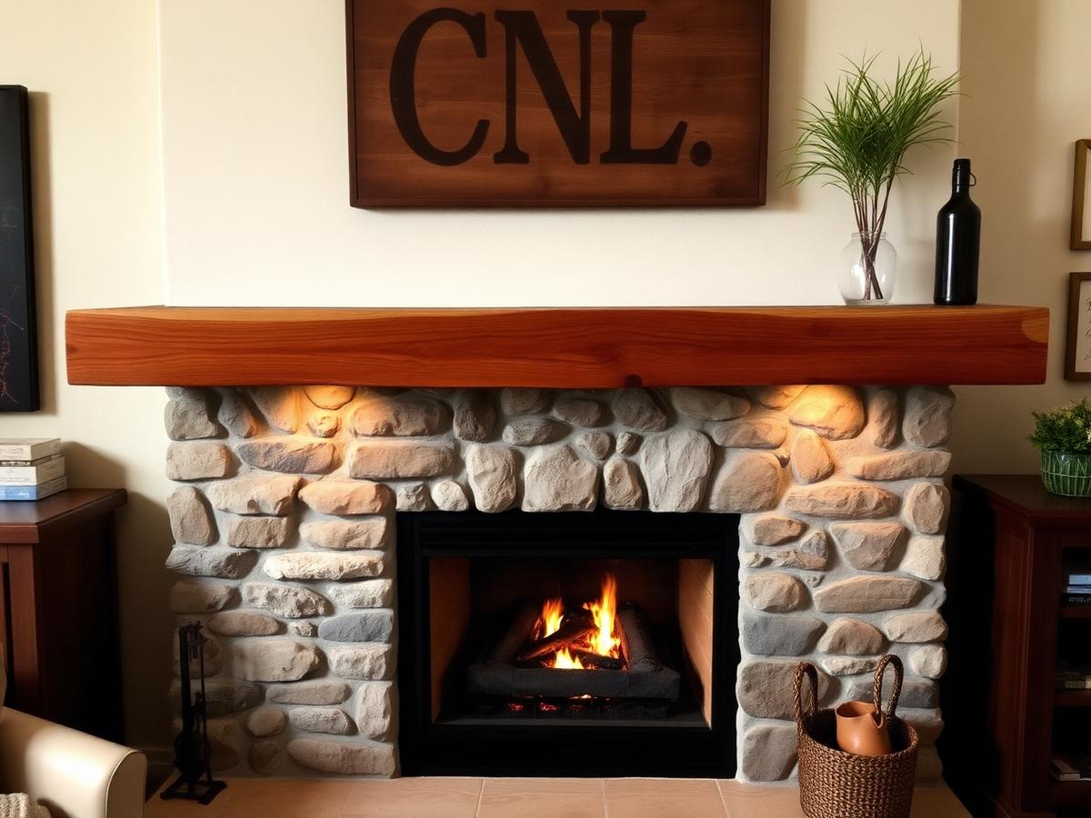 Reclaimed Fireplace Mantel