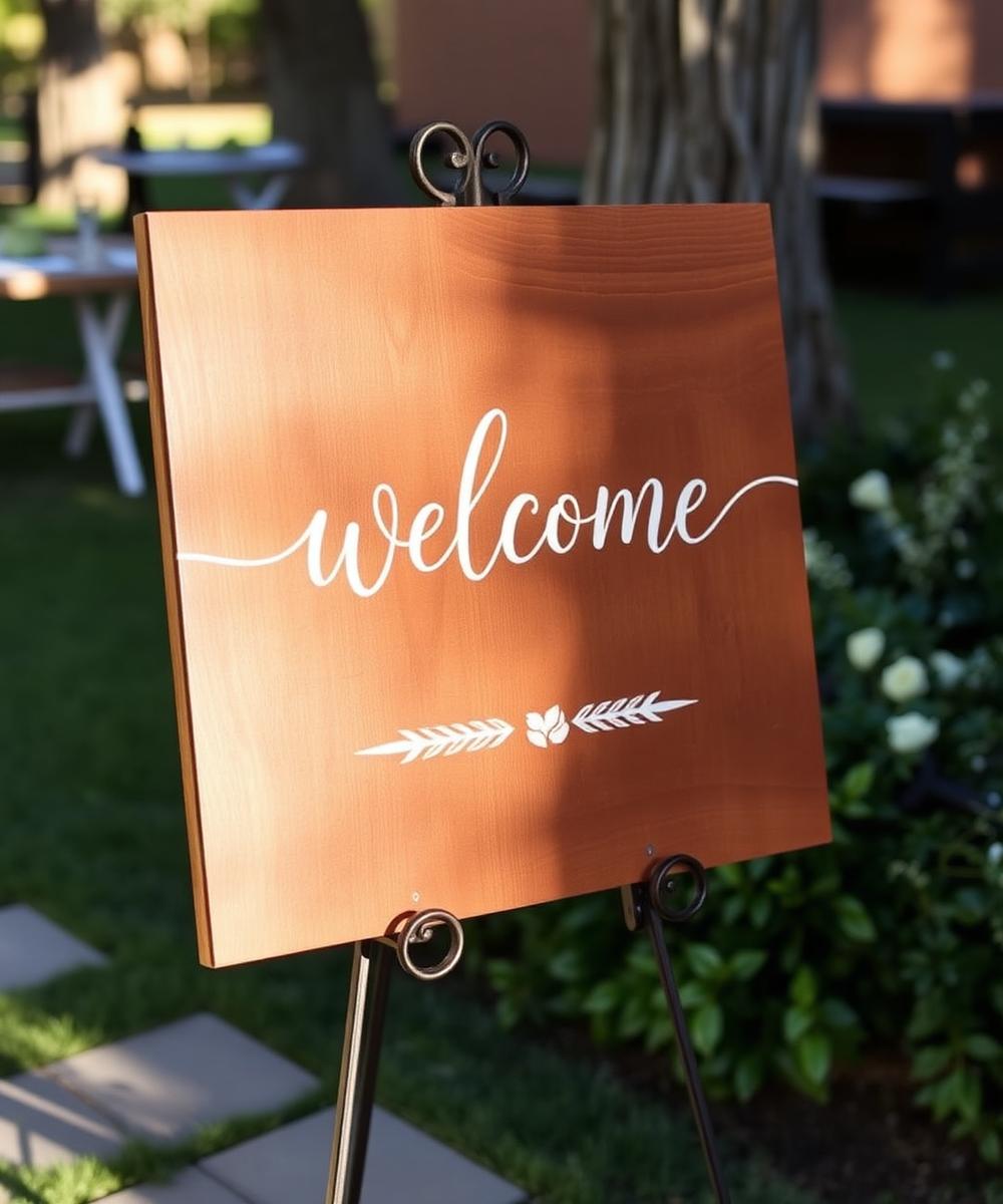 Wedding Welcome Sign